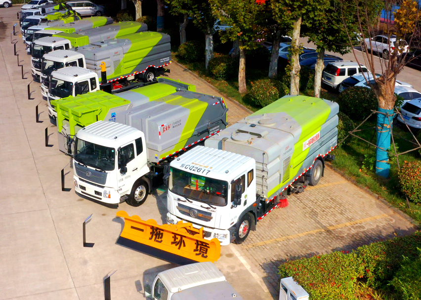 环卫工人节,10款“东方红”环卫车辆引关注